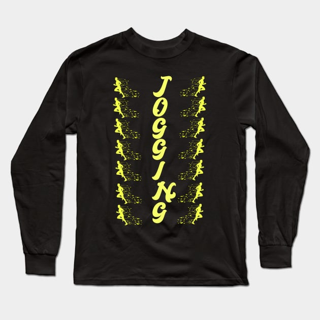 Jogging Running Long Sleeve T-Shirt by Imutobi